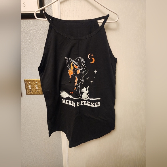 Iron Panda Tops - Hexes & Flexes Black Tank Top